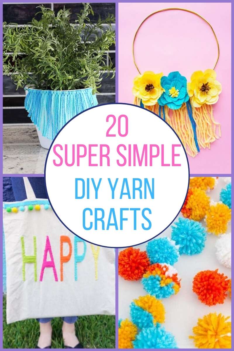 20 Simple and Colorful Yarn Crafts for Kids