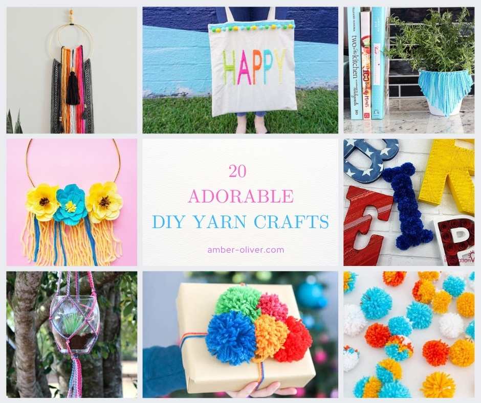 20 Simple and Colorful Yarn Crafts for Kids