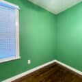 home office walls painted with a paint sprayer for flawless finish