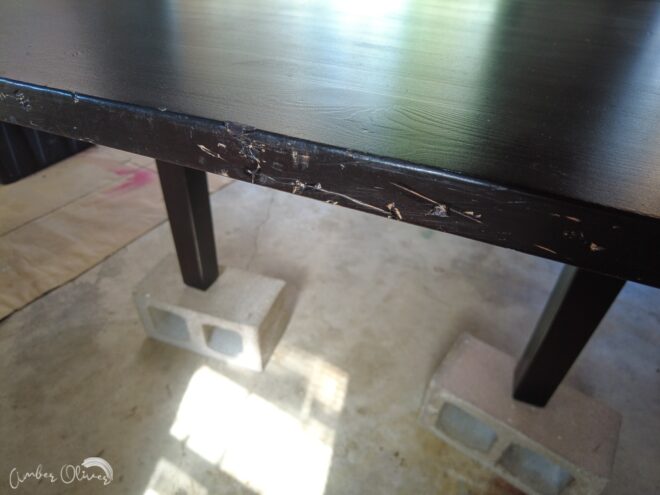 How to Paint a Table Without Sanding - Amber Oliver