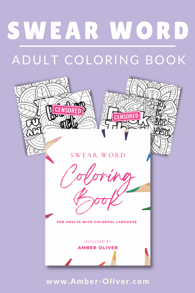 cuss word adult coloring pages