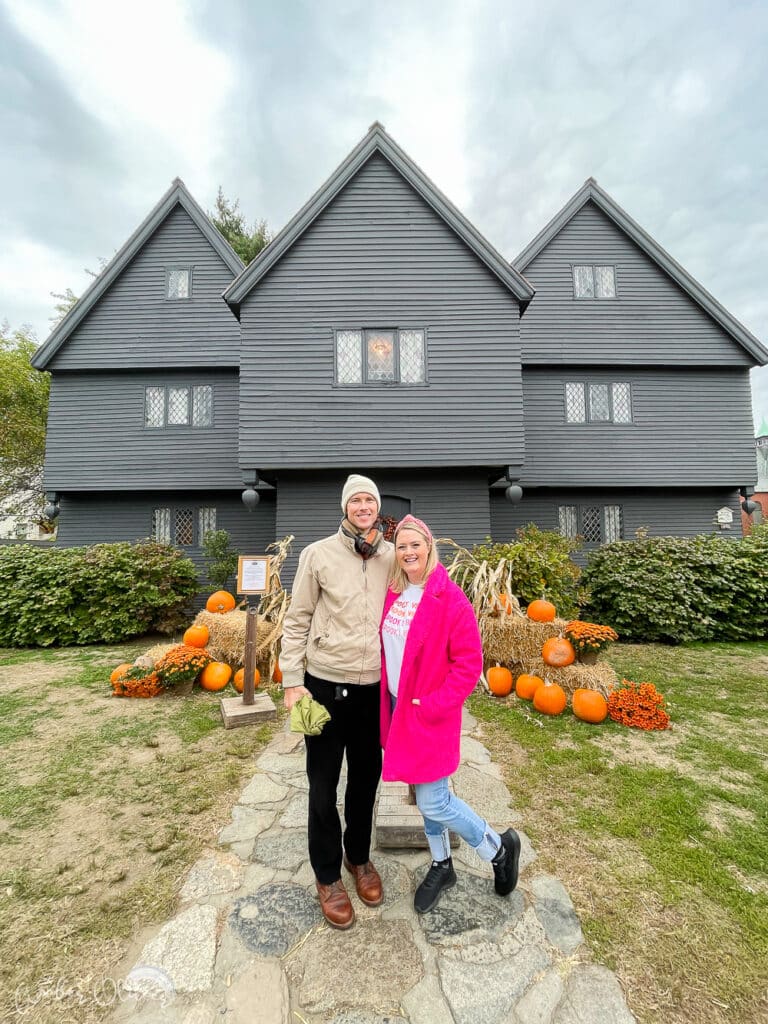 amber oliver on a day trip to salem mass in october