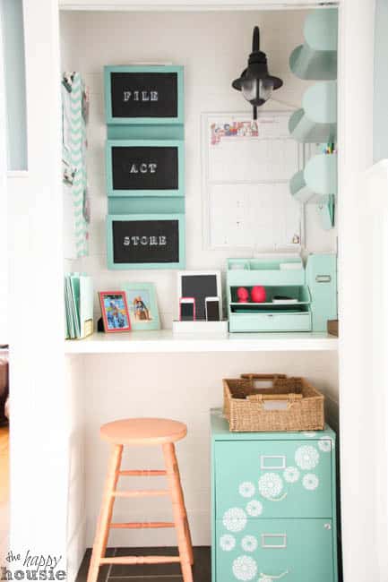 organize office closet