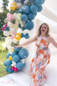 amber oliver diy easy balloon arch tutorial