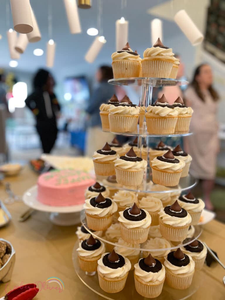 sorting house cupcakes at harrypotter shower