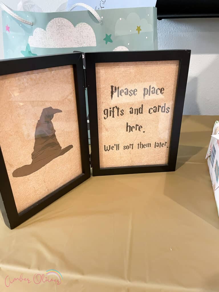 My sister threw me a Harry Potter themed baby shower today! These