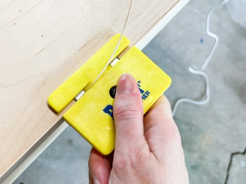 using a edge trimmer for edge banding on plywood