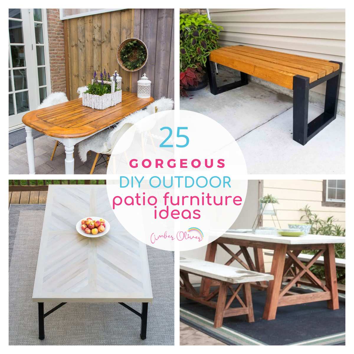 25 Amazing DIY Patio Furniture Ideas to Create an Outdoor Oasis