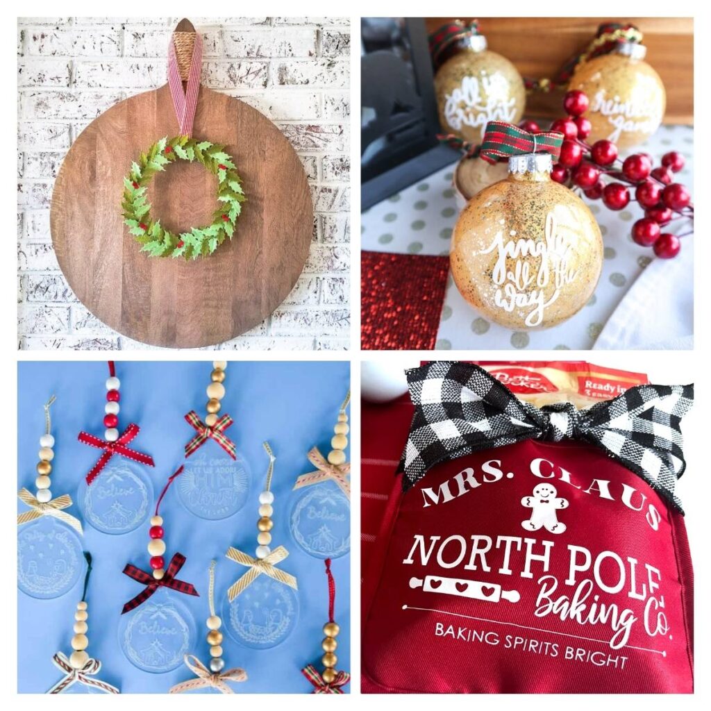 21 Festive DIY Cricut Ideas for Christmas Gifts