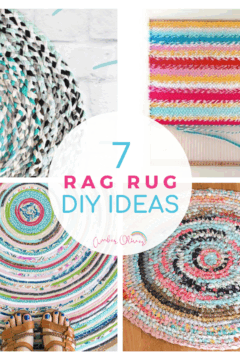 rag rug diy ideas featured image collage