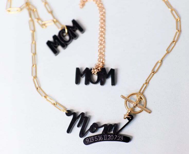 Image for DIY Mom Necklace with a Laser