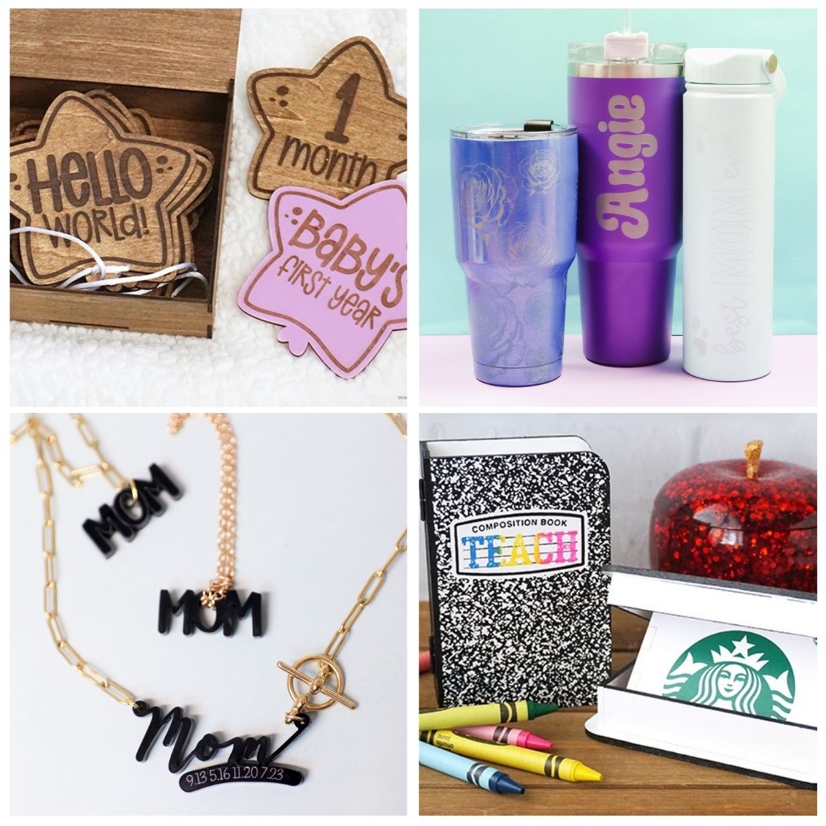 What You Can Do with a Laser Engraver collage