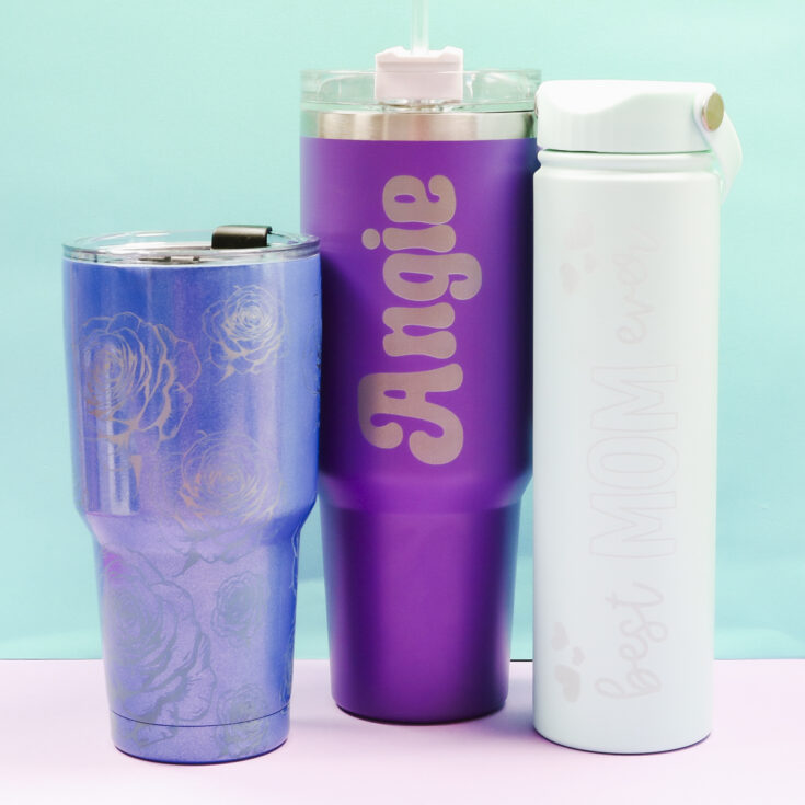 Image for Laser Engraved Tumblers with xTool Rotary Attachment